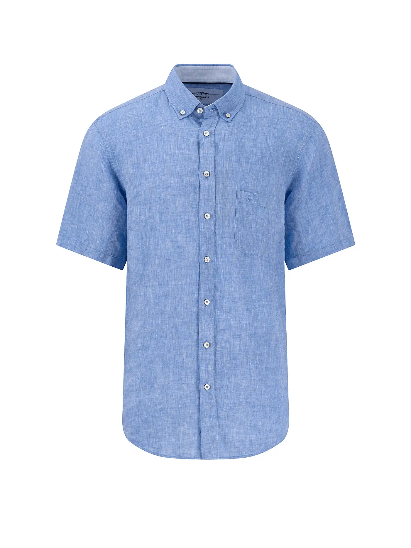 FYNCH HATTON | Leinenhemd Casual Fit | blau